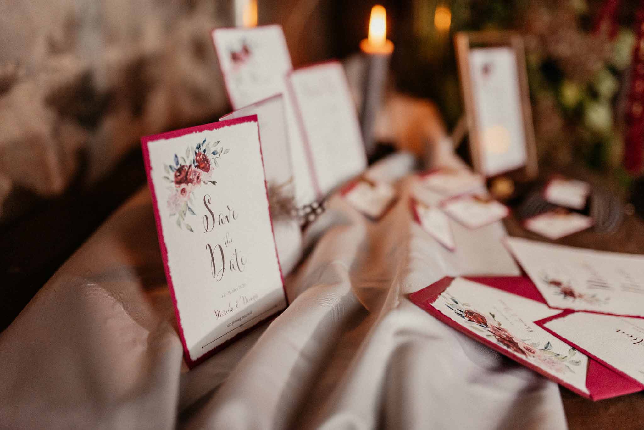 Hochzeit save the date karte