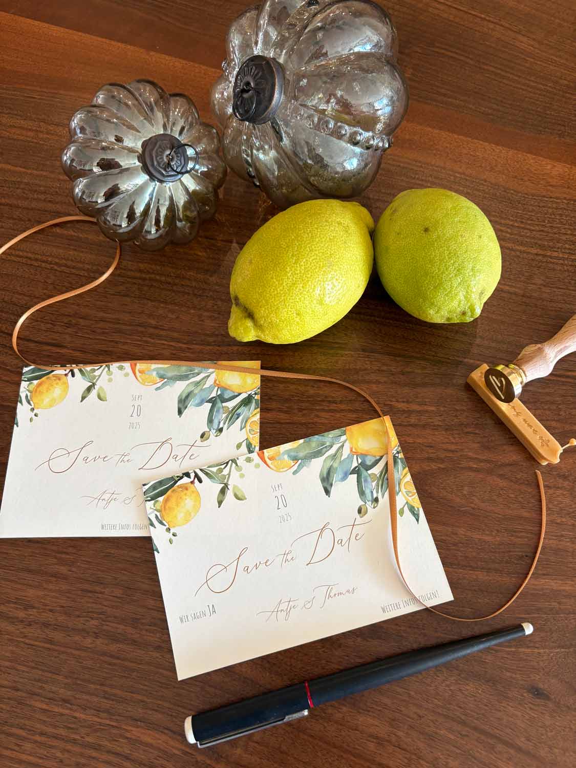 Hochzeit save the date karte