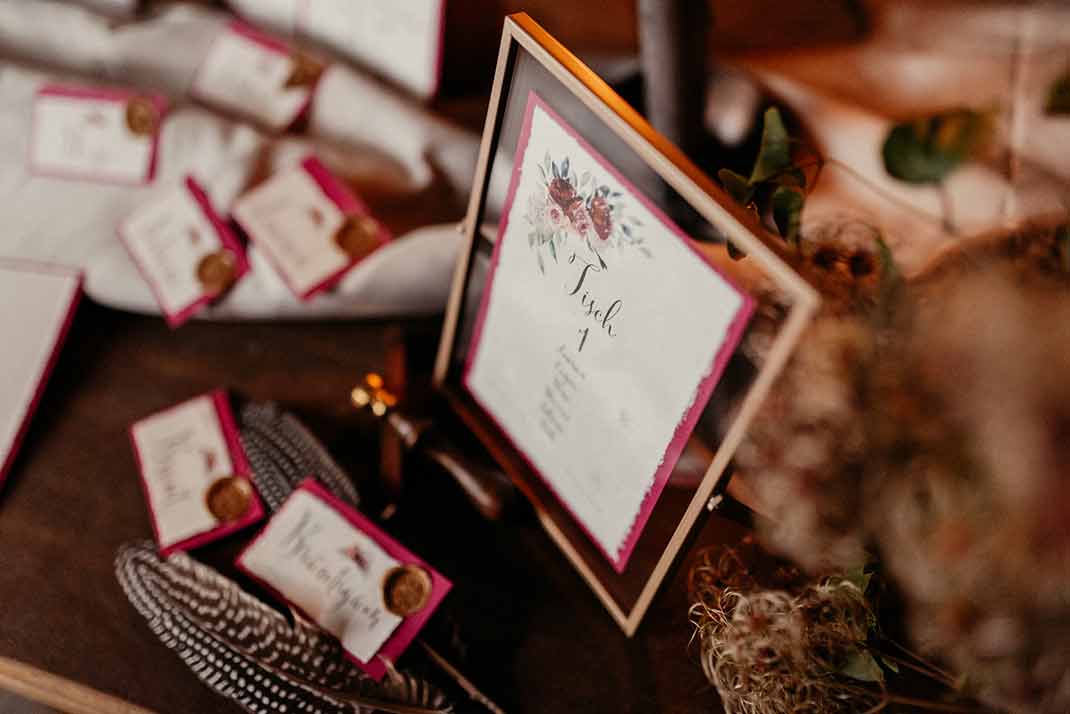 Vintage hochzeit papeterie tischkarte kl